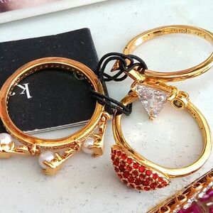 Kate Spade 'Hit the Town' Stackable Ring Set